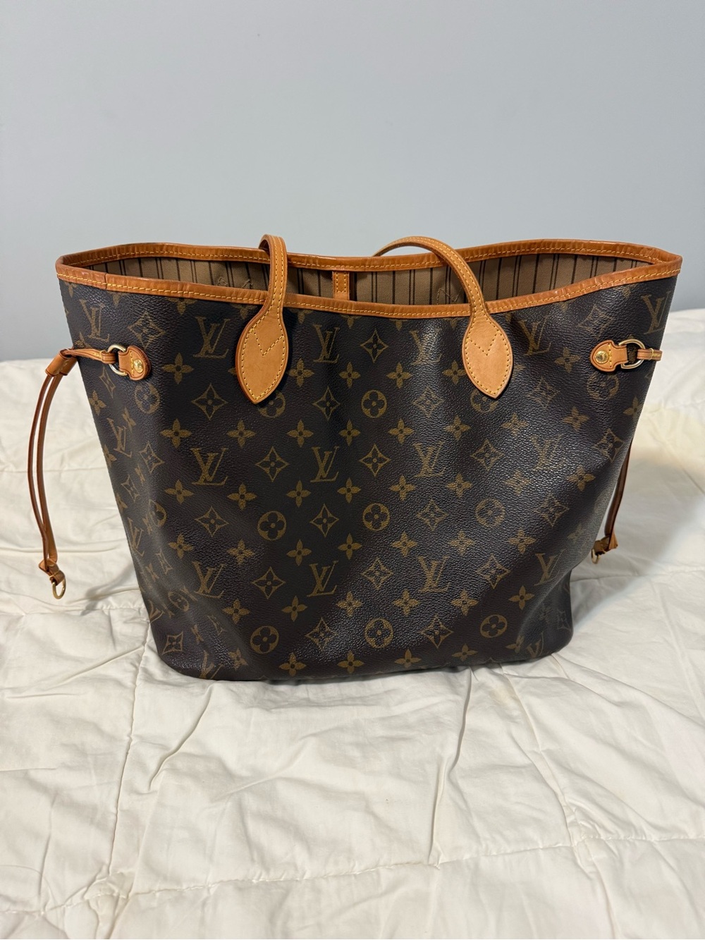 Louis Vuitton Monogram Canvas Brown Tote Bag
